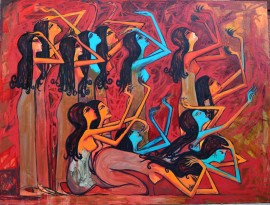 El Madahat, 2013, oil on canvas, 120 x 160 cm